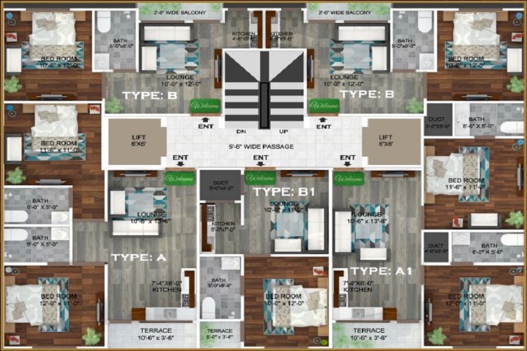 Site Plan of Divine Arcade 6