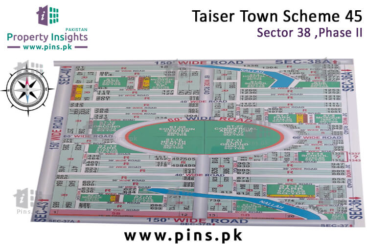 Site Plan of Sector 38