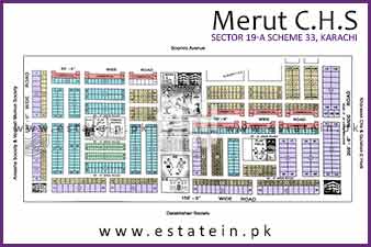 Scheme 33 Societies Map High Resolution Society Maps / Siteplan Of Meerut Cooperative Housing Society  Scheme 33 Karachi.