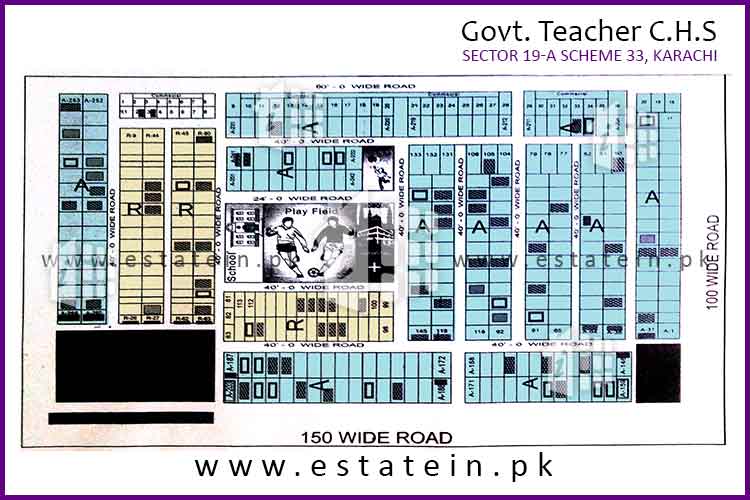 Site Plan of Govt Teacher CHS 19/A