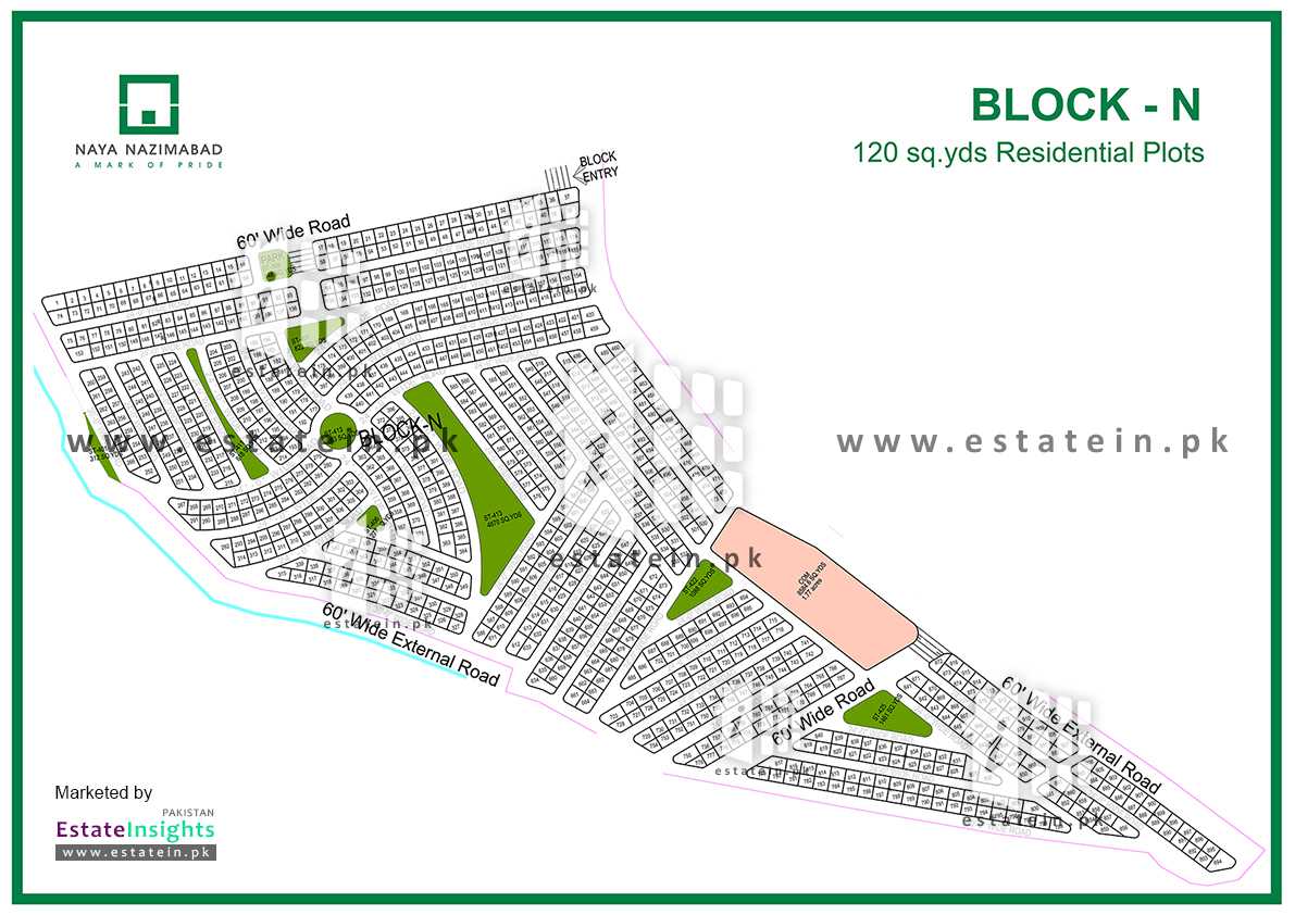 Site Plan of Block N