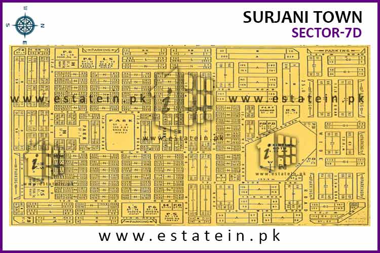 Site Plan of Sector-7 (D)
