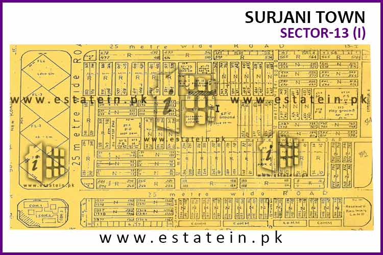 Site Plan of Sector-13 (I) of Sector-13