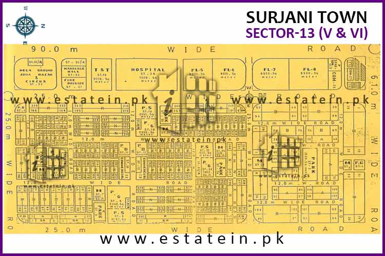 Sector-13 (VI) of Sector-13 High Resolution Map