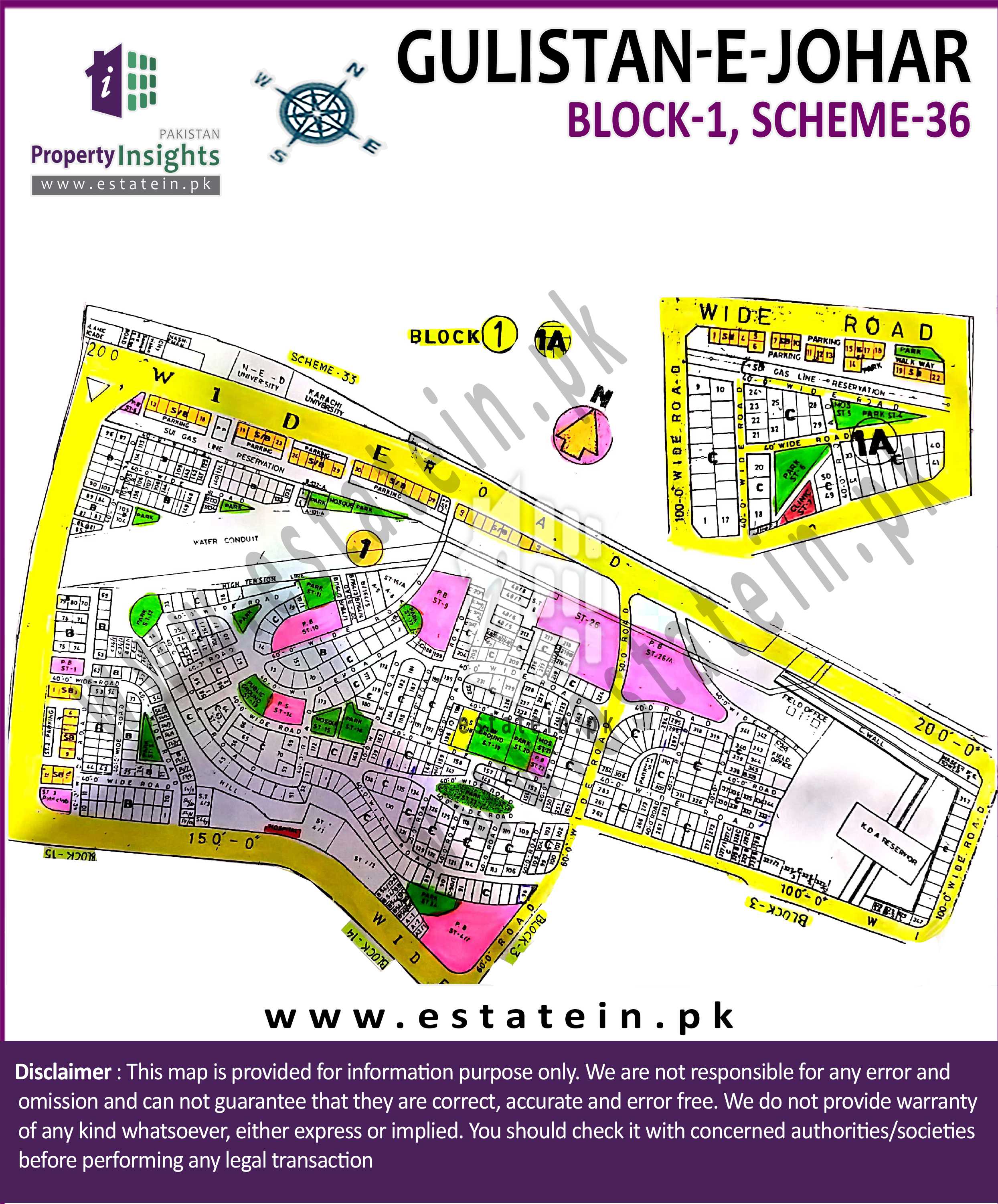 400 Sqy Plot for Sale GulistaneJohar Block 1 Plot for Sale in Karachi