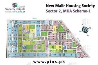 Bin Qasim Town Karachi Map High Resolution Society Maps / Siteplan Of Bin Qasim Town Karachi.