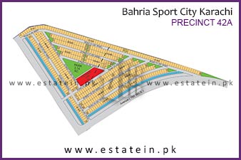 Precinct-42A of Bahria Sports City High Resolution Map