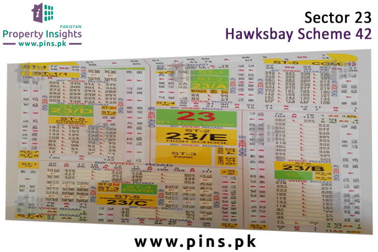 Site Plan of Sector 23