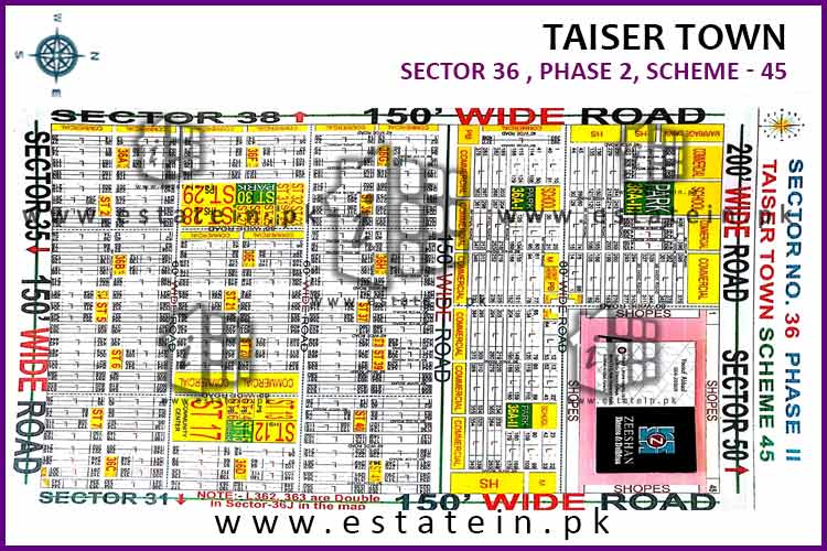 Site Plan of Sector 36