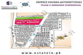 Zamzama Commercial - Phase 5 High Resolution Map