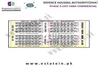 Saba Commercial of Phase 5 High Resolution Map