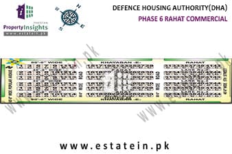 Rahat Commercial Area of Phase 6 High Resolution Map