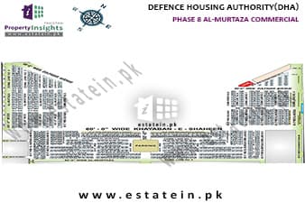 Al-Murtuza Commercial of Phase 8 High Resolution Map