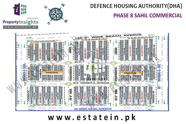 Site Plan of Sahil Commercial Area
