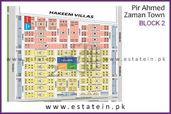 Zaman Town Karachi Map High Resolution Society Maps / Siteplan Of Pir Ahmed Zaman Town Scheme 33  Karachi.