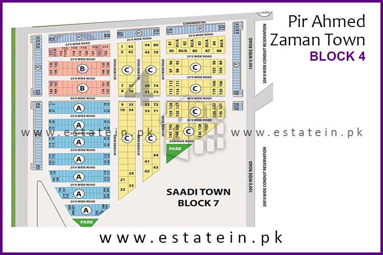 Site Plan of Block 4