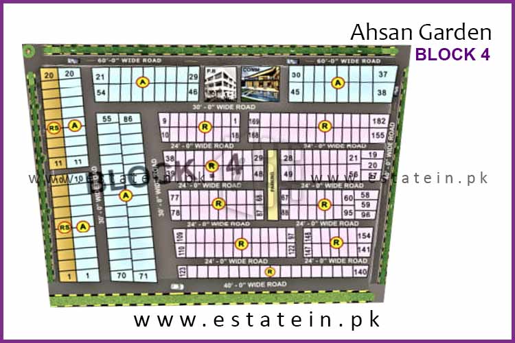 Site Plan of Block 4