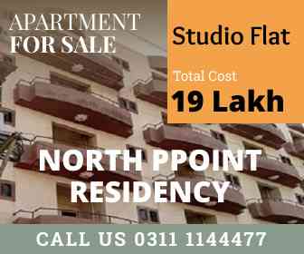 Limited Studio Flats on Investor Rates - North Point Residency