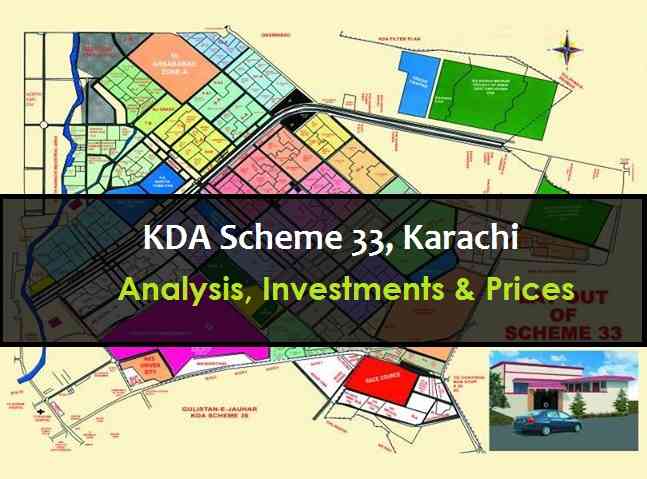 Analysis, Investment and Prices in KDA Scheme 33 Karachi