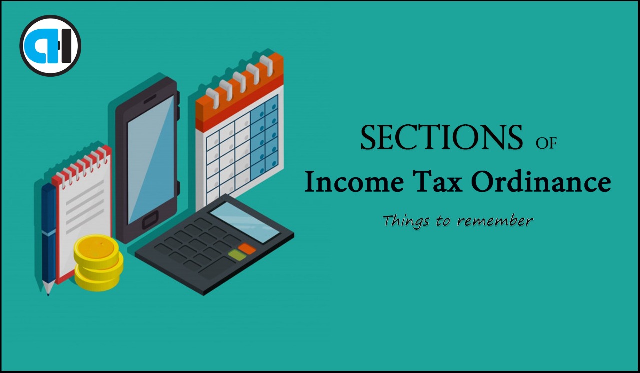 Sections of Income Tax Ordinance in Pakistan