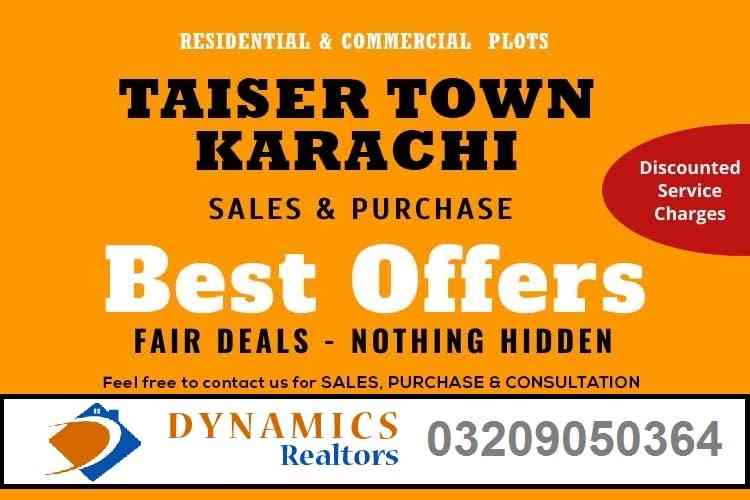 Best Offers - Sale & Purchase Taiser Town Plots