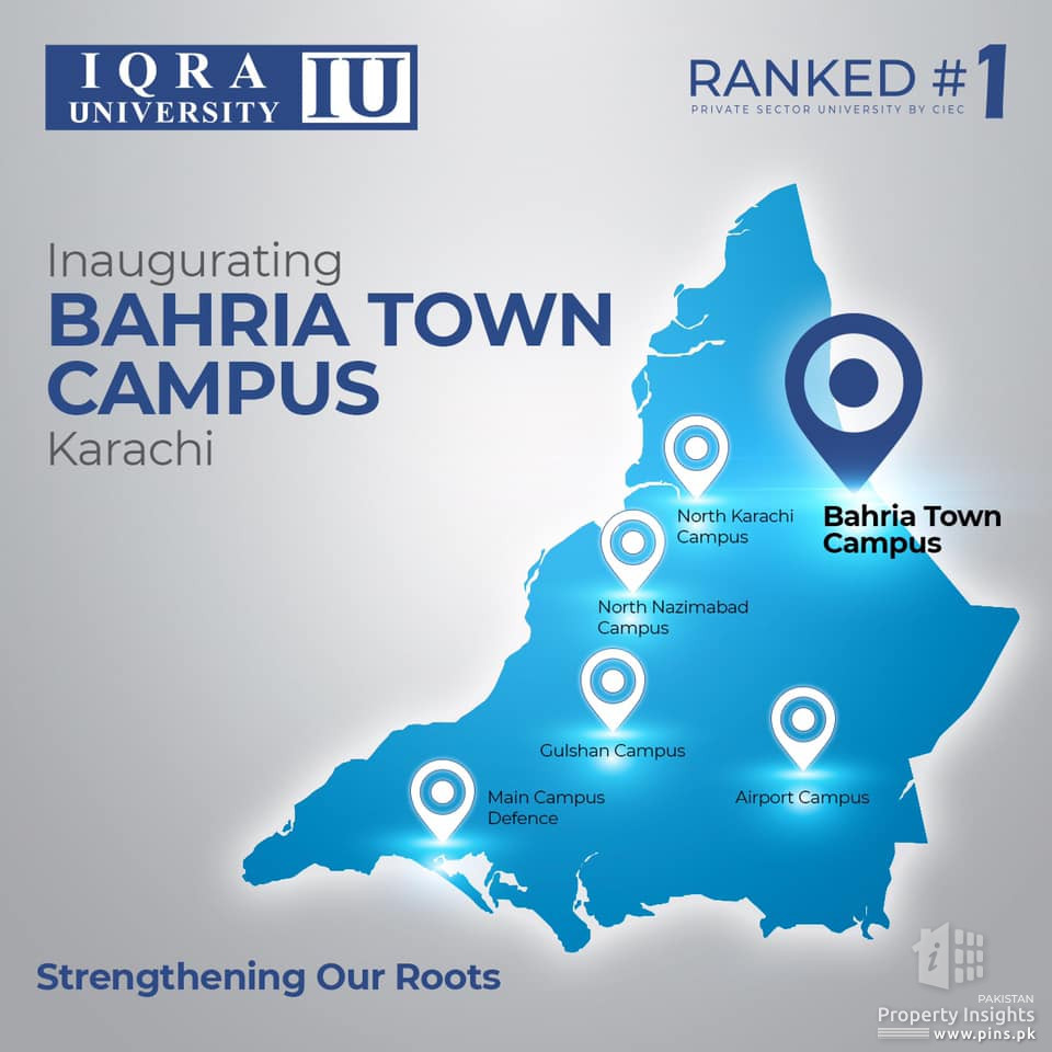 Iqra University Inaugurating its Campus in Bahria Town Karachi on 30th Dec 20