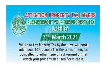 Pay your due Property Taxes before 31st March 2021 to avoid penalties