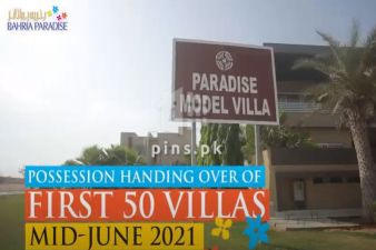 Possession Handing Over of First 50 Villas of Bahria Paradise Karachi by Mid June 2021