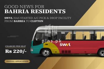 SWVL Started AC Pick and Drop Service from Bahria Town Karachi to Clifton