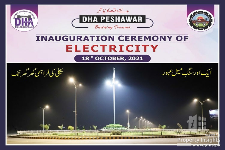 Inauguration Ceremony of Electricity on 18th October, 2021 - DHA Peshawar