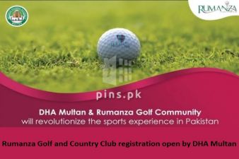 Rumanza Golf and Country Club registration open by DHA Multan 