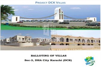 Sale of DHA City Karachi Villas at Sector-3 through balloting