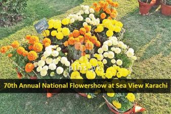 70th annual flower show by horticulture Society Pakistan (HSP) at A.K Khan Park Sea view Karachi