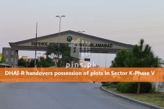 DHA Isalamabad Rawalpindi handovers possession of plots in Sector K-Phase V