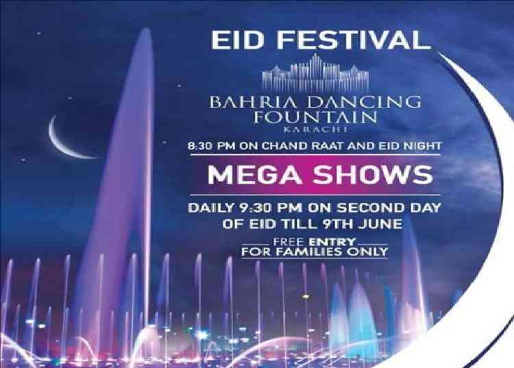 Bahria Town Dancing Fountain Eid Festival 2019