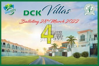 DHA City Karachi Villas Balloting will be held on 28 Mar 2022