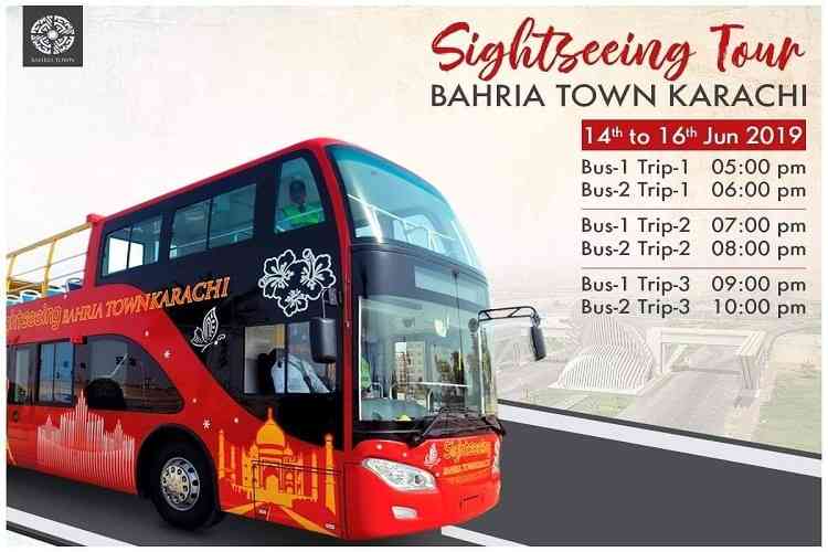 Sightseeing Tour Bahria Town Karachi 14-16 june 2019