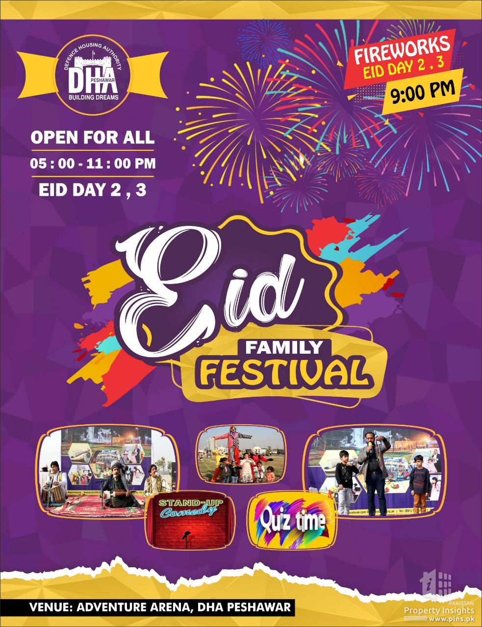 Eid Family Festival at Adventure Arena DHA Peshawar