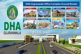 Upcoming Ground-Breaking Signage at DHA Gujranwala Office Complex