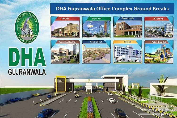 Upcoming Ground-Breaking Signage at DHA Gujranwala Office Complex