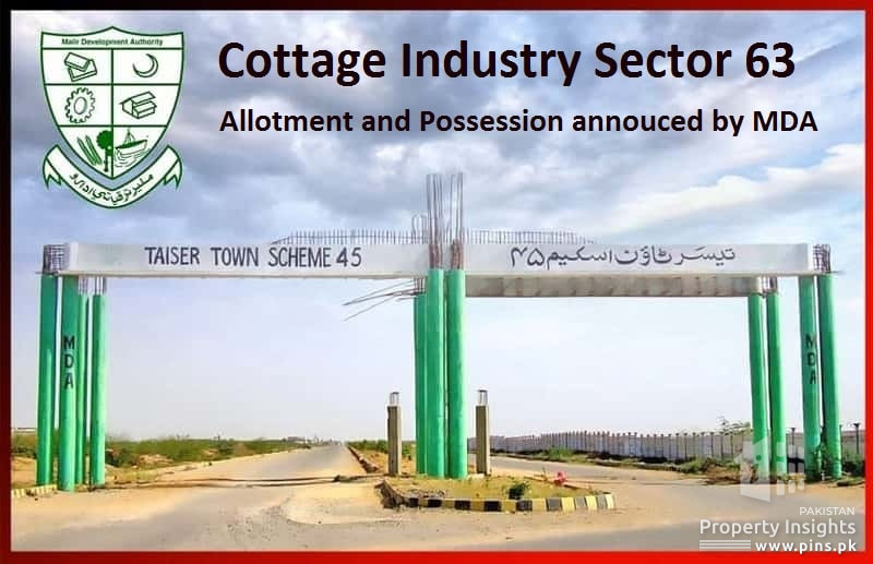 MDA Stared to execute Cottage Industry Sector 63 Plots Allotment and Possession Order