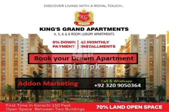 Best Investment Opportunity for Overseas Pakistani - Kings Grand Apartment