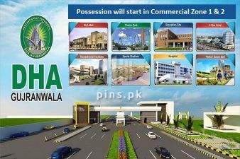 DHA Gujranwala will transfer possession for ownership of commercial zones 1 and 2