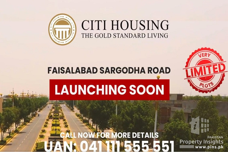 Citi Housing Faisalabad Sargodha Road Now Launching A Block Executive 10 Marla Residential