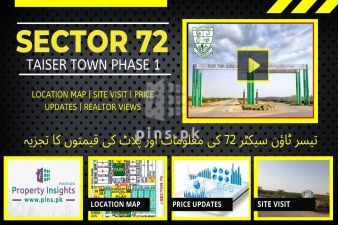 Sector 72 Taiser Town Karachi - Location | Sitemap | Price | Plot for Sale