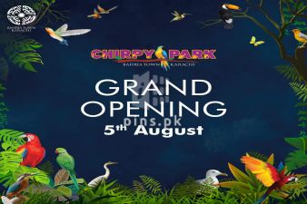 Grand Opening of Chirpy Park, Bahria Town Karachi on 5th Aug 2022