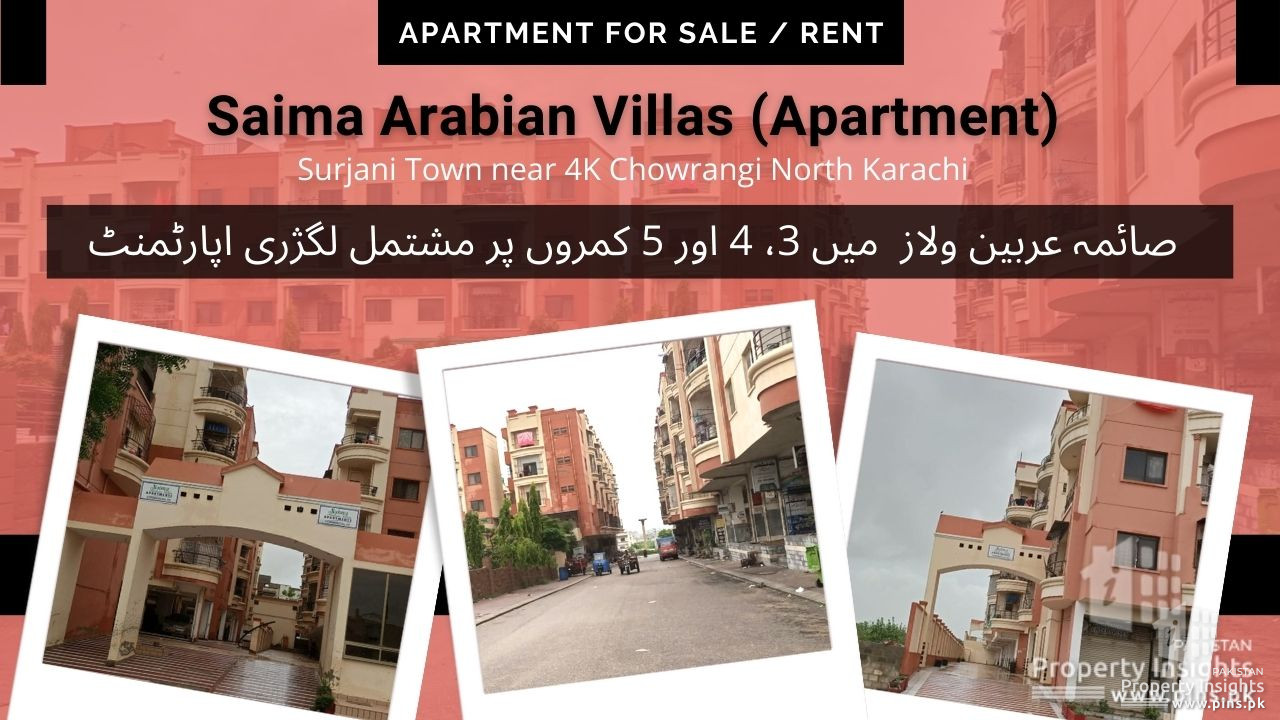 Saima Arabian Villas Apartment Karachi - Location | Facilities | Price Updates | Selling & Buying