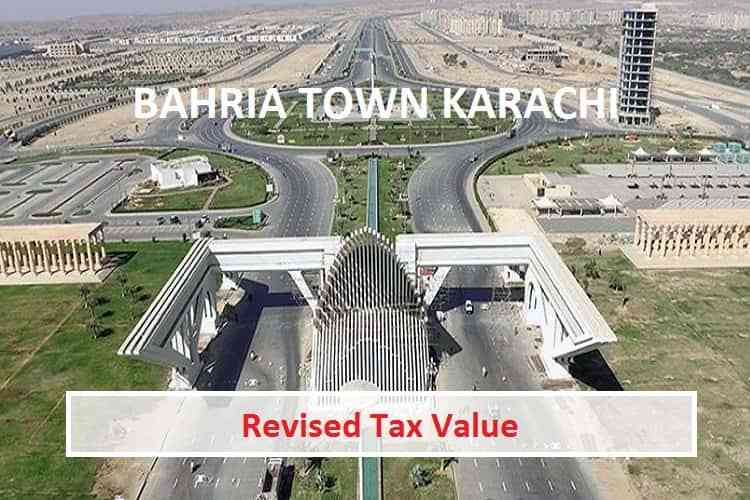 New Updated Tax Value in Bahria Town Karachi