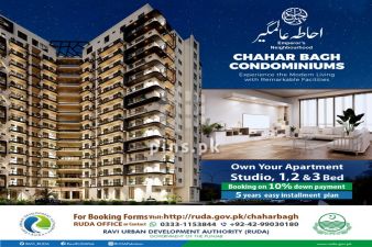 Ravi Urban Development Authority (RAVI) is now launching Chahar Bagh Condominiums
