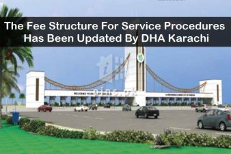 The fee structure for service procedures has been updated by DHA City Karachi.